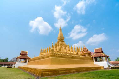 Pha Luang tapınak Vientiane, Laos, güzel mimari