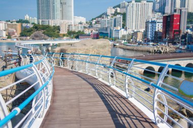  Songdo Geçitin beach Busan, Güney Kore