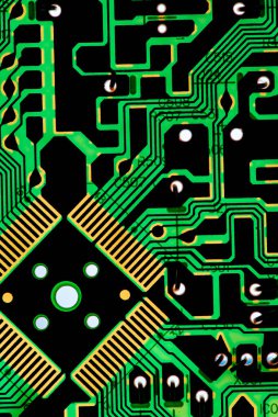 Özet olarak, anakart elektronik arkaplanı kapat. (mantık kartı, Cpu ana kartı, devre, sistem kartı, mobo)