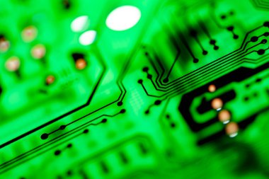 Özet olarak, anakart elektronik arkaplanı kapat. (mantık kartı, Cpu ana kartı, devre, sistem kartı, mobo)
