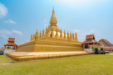 Pha Luang tapınak Vientiane, Laos, güzel mimari