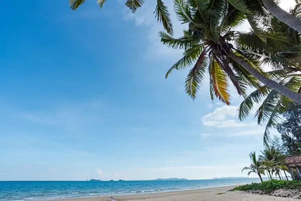 stock image Beautiful nature sea summer background,Sand beach