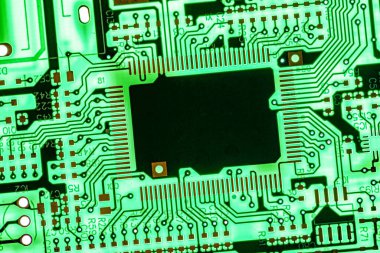 Özet olarak, anakart elektronik arkaplanı kapat. (mantık kartı, Cpu ana kartı, devre, sistem kartı, mobo)