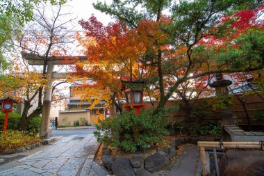 Gion, bölge gezginlerin ve ziyaretçilerin ihtiyaçlarını karşılamak için kuruldu. Sonunda Japonya 'nın en seçkin ve tanınmış geyşa bölgelerinden biri haline geldi.