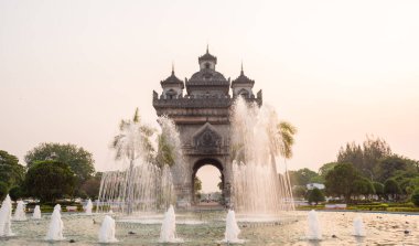 Vientiane 'deki en güzel Bakış Alanı Mimarisi Laos