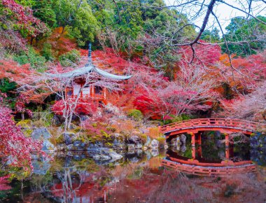 Daigoji 'nin en güzel bakış açısı Japonya' nın Kyoto şehrinde popüler bir turizm merkezidir..