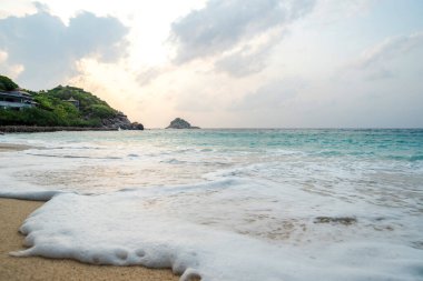 Koh Nangyuan 'ın en güzel manzarası, koh tao Thailand.