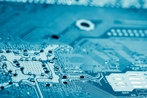 Абстрактно, крупным планом на заднем плане. (логическая плата, материнская плата CPU, схема, системная плата, mobo)