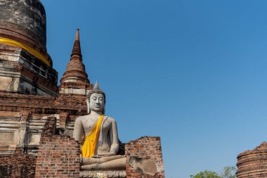 Ayudhya Tarih Parkının en güzel Bakış Açısı, Tayland.