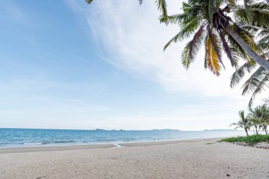 Güzel doğa deniz yaz arkaplanı, kumsal.