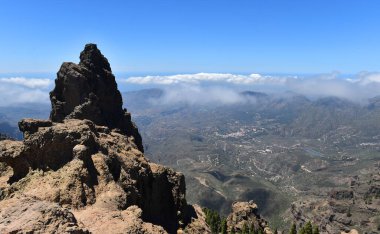 some mountains in the canary islands