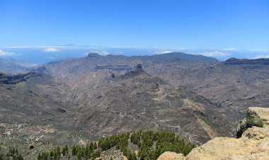 some mountains in the canary islands