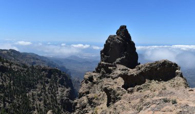 some mountains in the canary islands