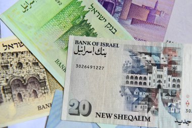 İsrail 'den bazı banknotlar
