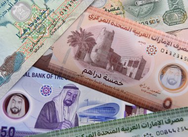 bazı Birleşik Arap Emirlikleri banknotları