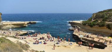 Kanarya adalarındaki Atlantik Okyanusu