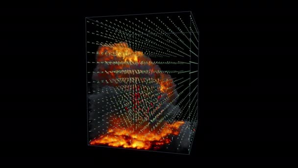 폭발로 화살표 시뮬레이션 — 비디오