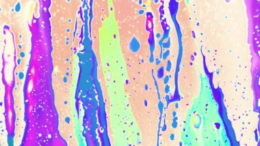 Renkli soyut boyama, dalgalı gibi parlak parlak yüzeyin soyut döngülü arka planı. seçici odaklanma, odaklanamama,