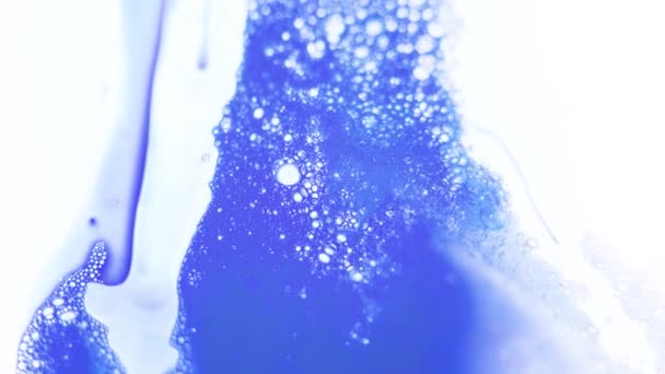 Αφηρημένη Ελαιογραφία Χρώμα Χρώμα Splash Φόντο Χρωματική Σταγόνα Στο Νερό — Αρχείο Βίντεο