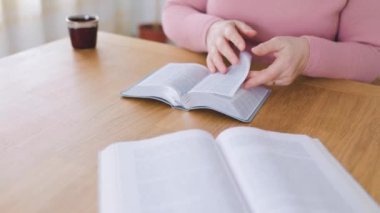 Studious Senior Close-Up of Cropped Hands Holding Textbook, Cropped Close-Up of an Unrecognizable Seniors Hands Holding a Book for Literature and Leisure Activity at Home,