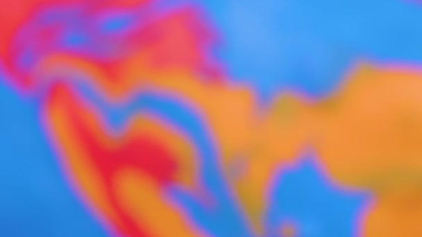 Blurred Image Vibrant Allure Rotating Plasticine Abstract Footage Selective Focus — Stock Video