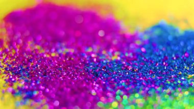 Bokeh efektli renkli simli soyut arkaplan