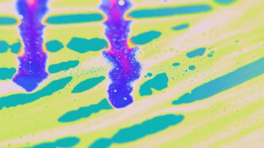 suluboya boya ile mavi ve yeşil soyut arkaplan