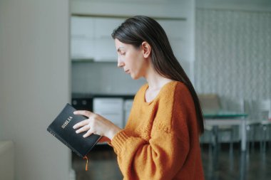 Genç kadın en sevdiği kitabı okumaya odaklanmıştı. Huzurlu bir iç gözlem anında evinin sessizliğinin ve rahatlığının tadını çıkarıyordu..