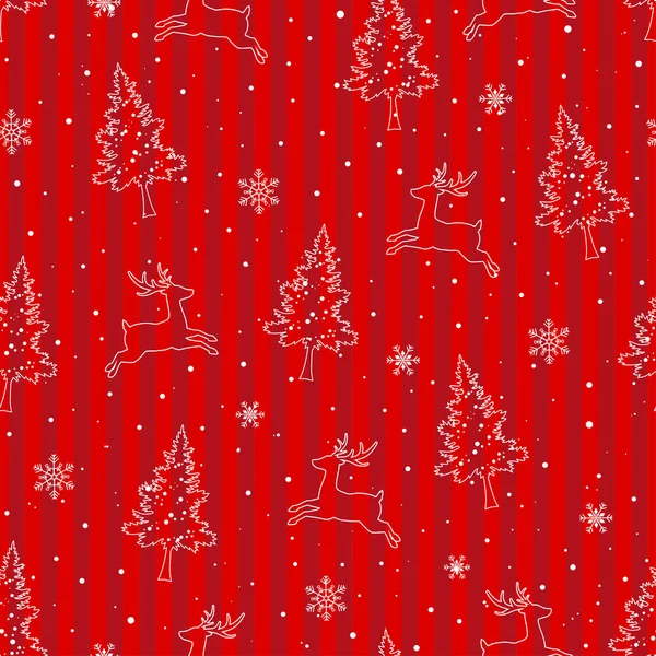 Winterurlaub Nahtlose Muster Feiern Thema Für Weihnachten Oder Neujahr Dekorativ — Stockvektor