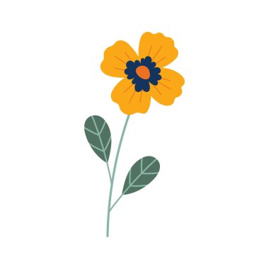 Narcissus Çiçeği. Nergis çiçeği, beyaz arka planda izole edilmiş. Doodle tarzı. Elle çizilmiş Vektör simgesi. El çizimi Vektör Nergis illüstrasyonu.