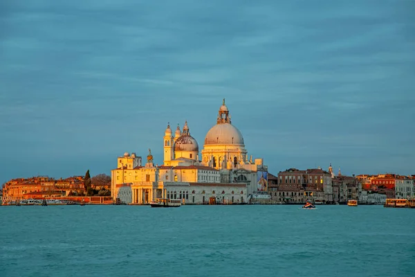 Венеция Италия Февраля 2023 Года Базилика Санта Мария Делла Салют — стоковое фото