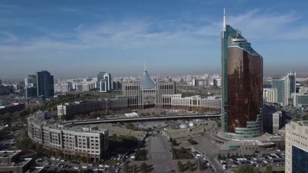 Astana Voorheen Bekend Als Akmolinsk Tselinograd Akmola Meer Recentelijk Nur — Stockvideo