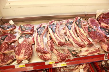 Kazakistan, Almaty 'deki en büyük Alman alışveriş merkezi. Eylül. 26 yaşında. 2010