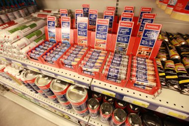 Kazakistan, Almaty 'deki en büyük Alman alışveriş merkezi. Eylül. 26 yaşında. 2010