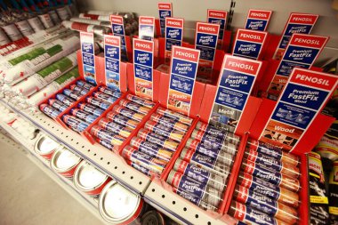 Kazakistan, Almaty 'deki en büyük Alman alışveriş merkezi. Eylül. 26 yaşında. 2010