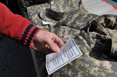 Kazakistan 'ın Almaty bölgesinde ordu deposu. 10 Nisan. 2007