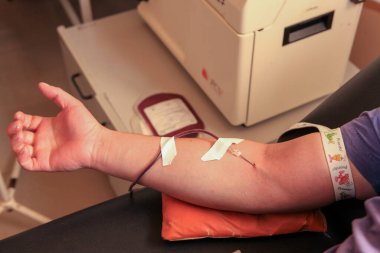 Kazakistan, Almaty 'deki Şehir Kan Merkezi. 24 Ağustos. 2011