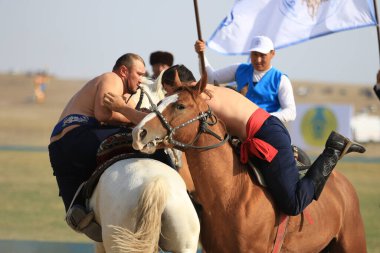 Audaryspak, Kazak halk güreşinin ünlü bir türüdür. At binicilerinin güreş türlerinden biridir. 24 Temmuz 2015