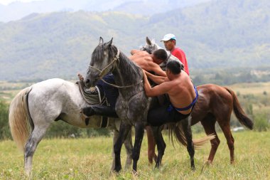 Audaryspak, Kazak halk güreşinin ünlü bir türüdür. At binicilerinin güreş türlerinden biridir. 24 Temmuz 2015