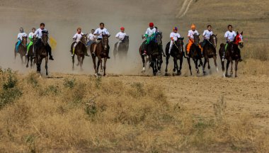 Alaman Baiga bir binicilik yarışması, şehirlerarası ve uzun mesafe yarışı. 11 Eylül 2011