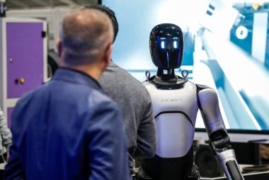 Almaty 2025 'teki Dijital Forum, Kazakistan. 01.31 2025. 