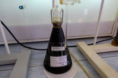 Atyrau bölgesindeki havalimanı petrol sahası, Kazakistan .22.10.2024