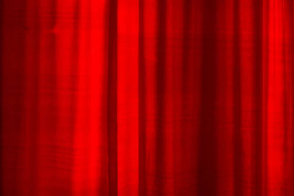 Background Daylight Shining Deep Red Curtain — Stock Photo, Image