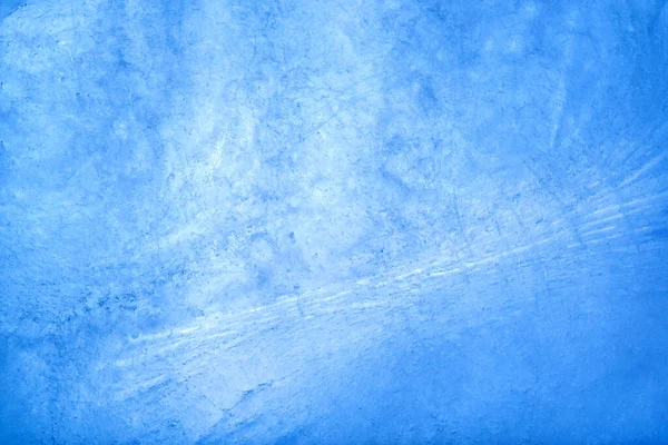 Textura Gelo Azul Com Rachaduras Close Pano Fundo — Fotografia de Stock