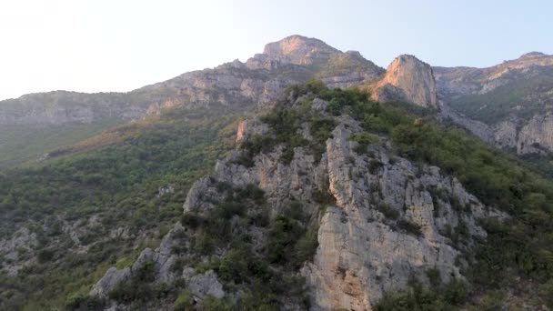 Drone Widok Góry Pobliżu Toirano Głębi Ligurii — Wideo stockowe