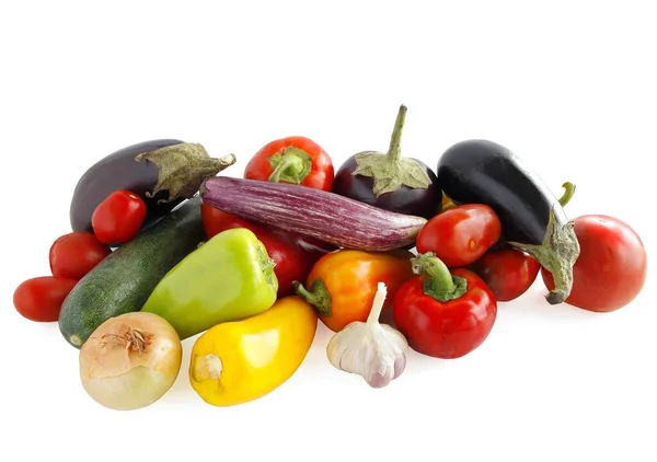 各种色彩斑斓的水果和根茎 如健康可口的蔬菜 做饭用 — 图库照片