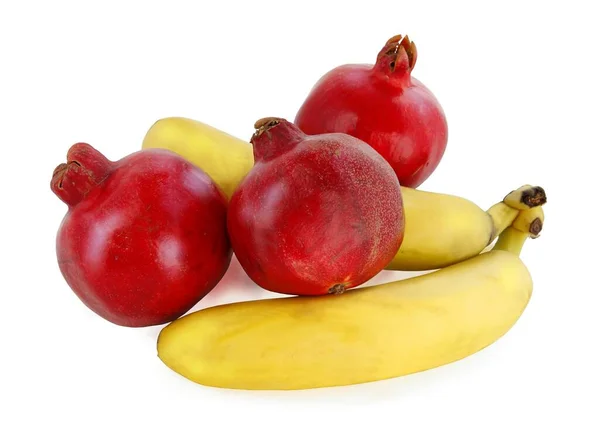 Röda Gula Och Orange Tropiska Frukter Som God Och Hälsosam — Stockfoto