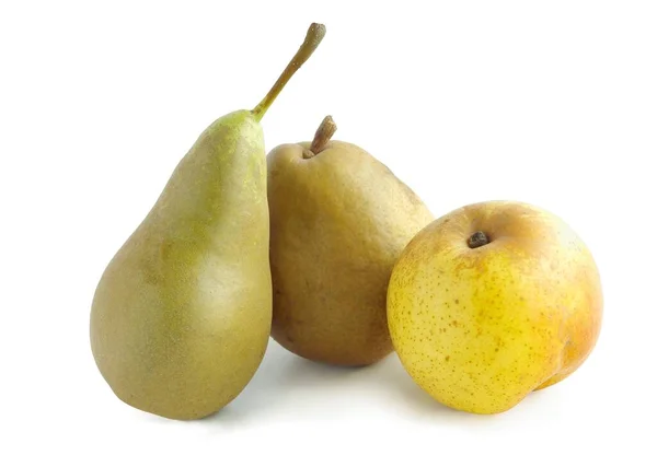 Various Tasty Sweet Juicy Pears Delicious Vegetarian Food — Stock Photo, Image