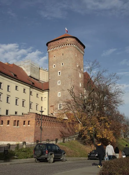 Королевский Замок Вавель Кракове — стоковое фото