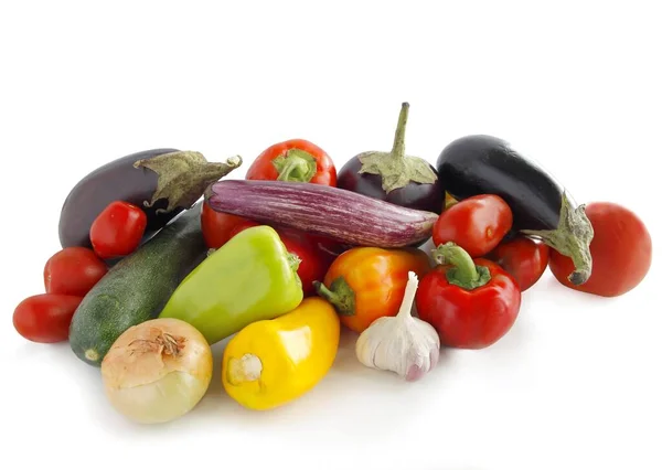 各种色彩斑斓的水果和根茎 如健康可口的蔬菜 做饭用 — 图库照片